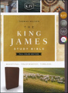 KJV -  Study Bible Full Color Edition, Bonded Leather, Brown
